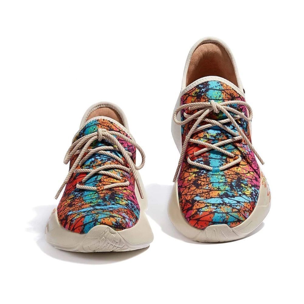 UIN Women's Sneakers Lightweight Walking Comfy Shoes (Colorful Scale) - Picture 2 of 11